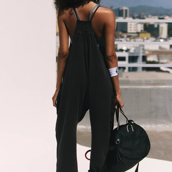 Free People - Hot Shot Onesie - Washed Black - XS - Picture 5 of 10